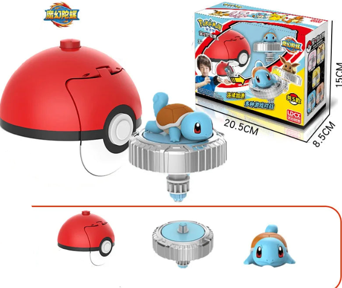 Pokemon Battle Gyro Toy - Pikachu, Charmander & More