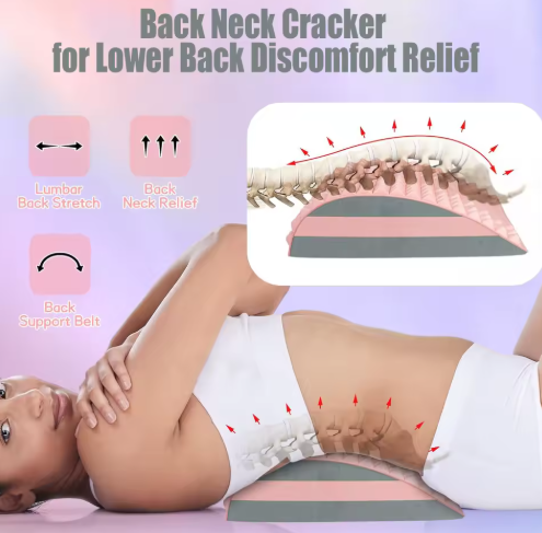 Ergonomic Back and Neck Stretcher Pillow