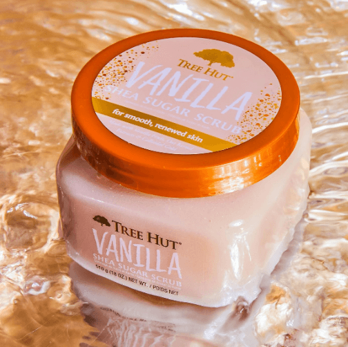 Vanilla Shea Body Scrub – Exfoliating & Hydrating Sugar Scrub 18oz