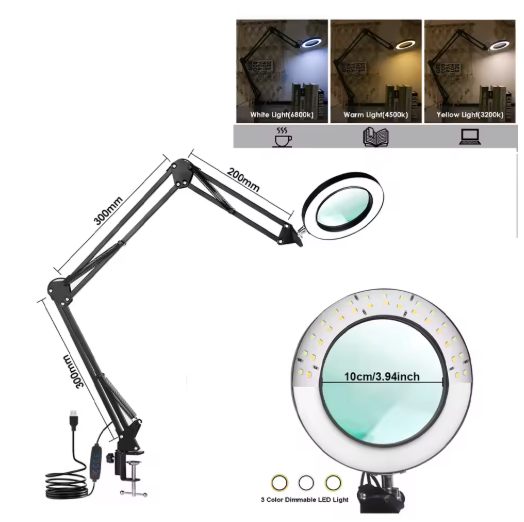 LED Magnifying Glass with Light