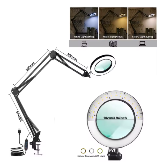 LED Magnifying Glass with Light
