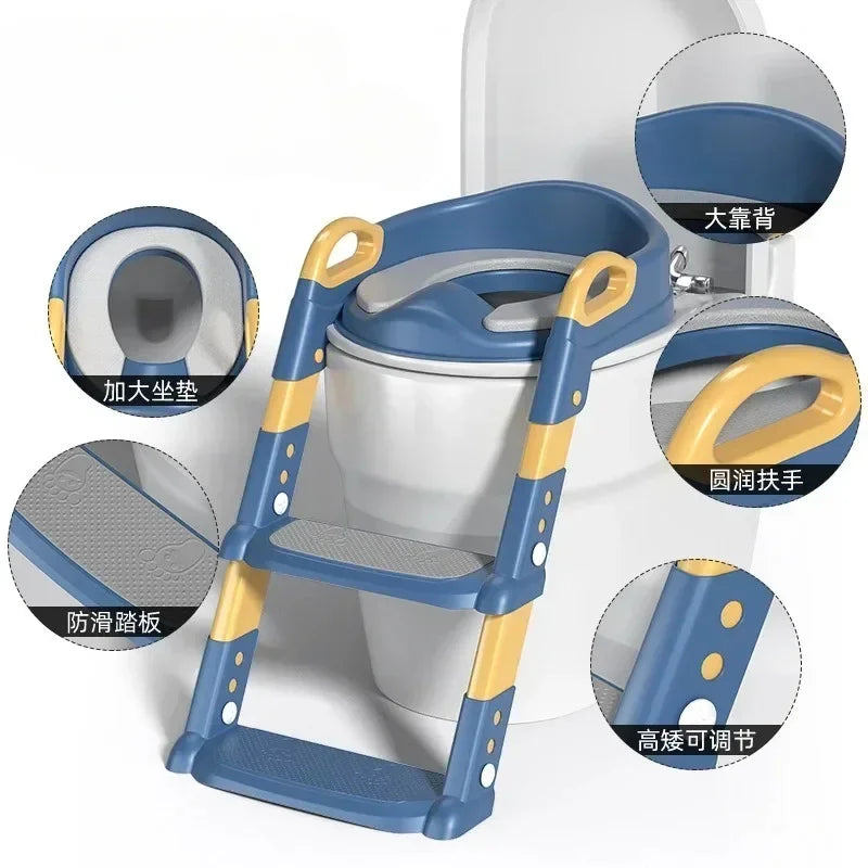 Stepped Foldable Toilet Training Ladder