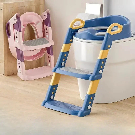 Stepped Foldable Toilet Training Ladder