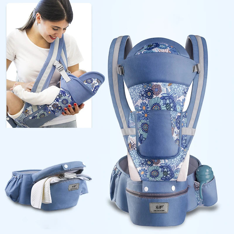 Ergonomic Newborn Baby Carrier with Hipseat