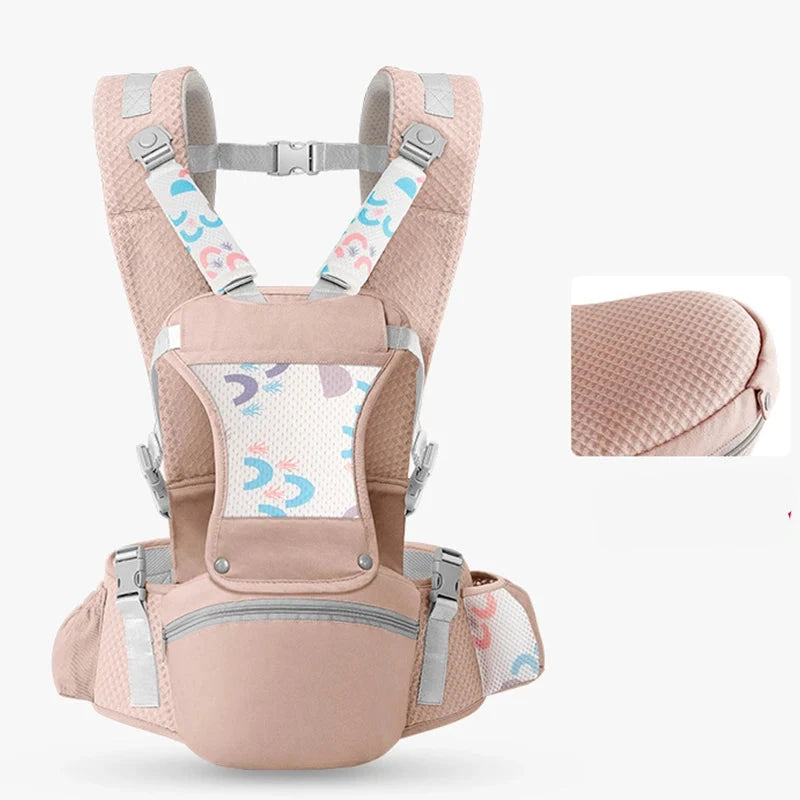 Newborn Baby Carrier Wrap with Hipseat