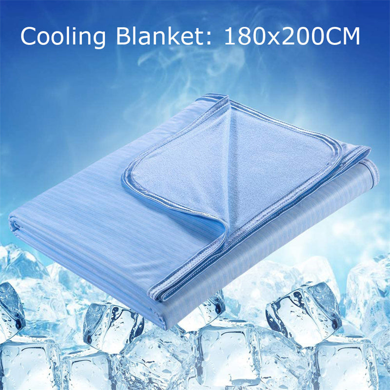 Cooling Blanket with Absorbent Fiber