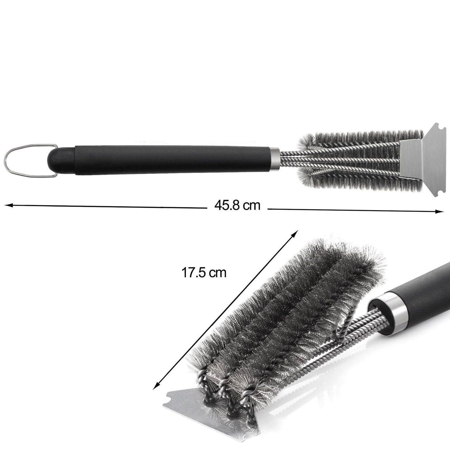 Three-Head Grill Cleaning Brush