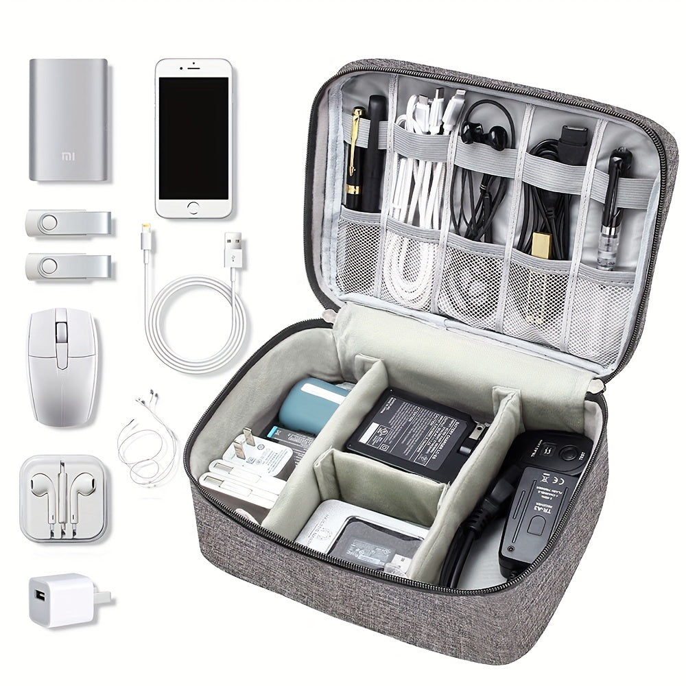 Electronics Organizer Bag – Waterproof Travel Cable Storage Case