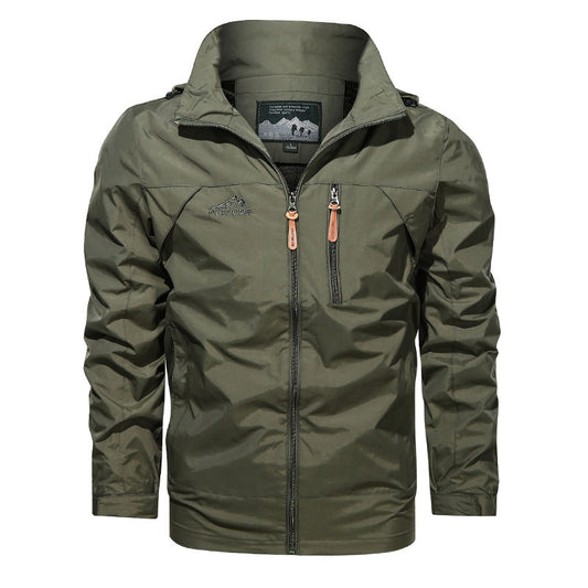 New Plus Size Men's Hooded Jacket – Outdoor Style Men's Jackets